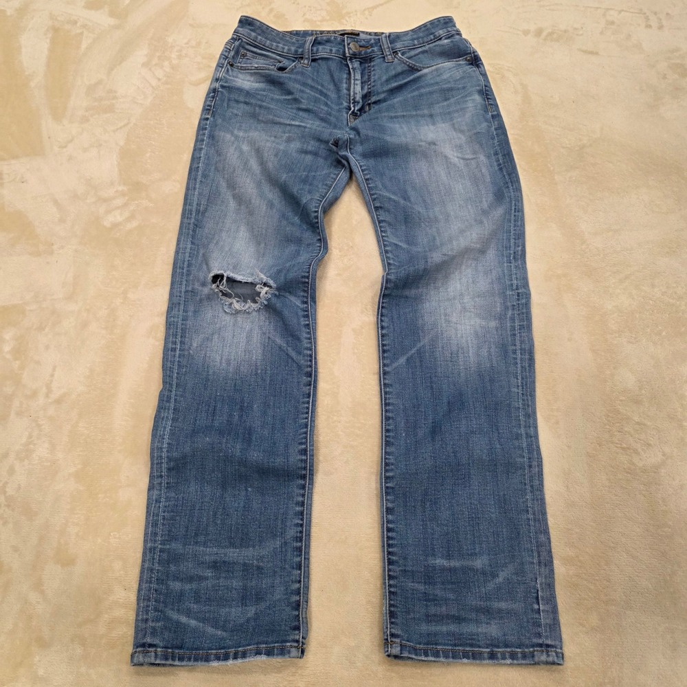 American Eagle 360 Extreme Flex Slim Straight Jeans Mens 30x32 Distressed